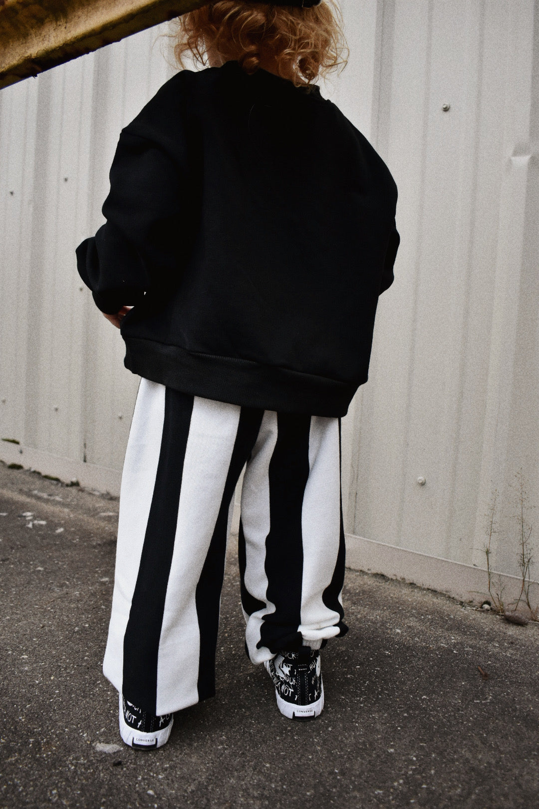 Vertical stripe joggers