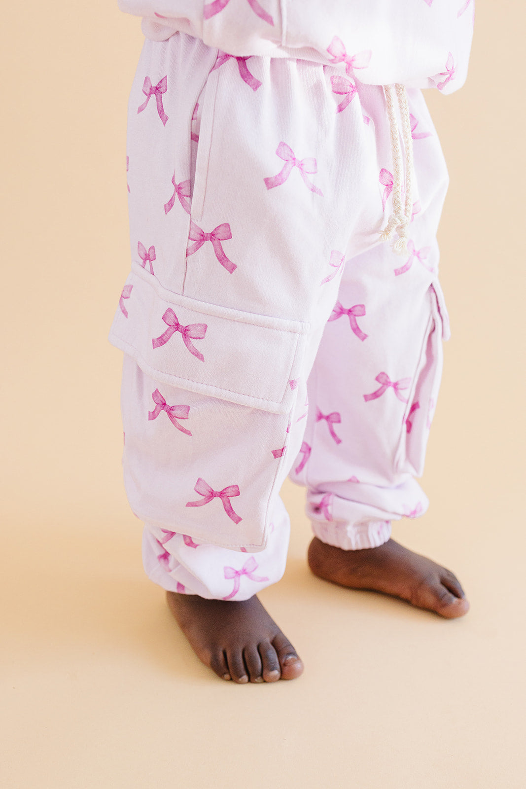 Cargo Jogger Set | Pink Bows