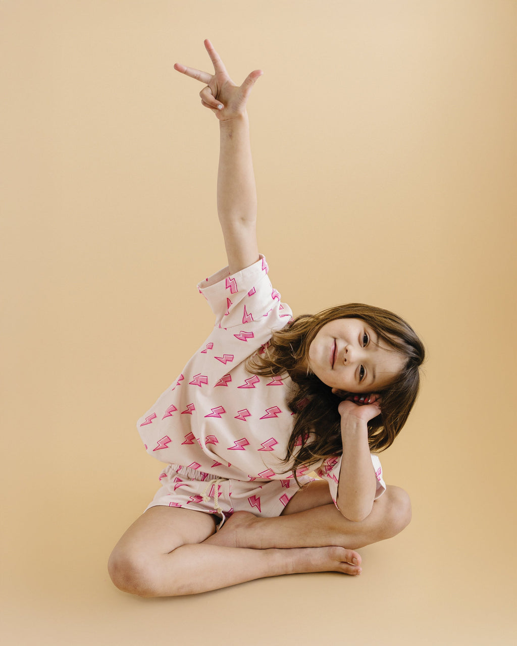 Shorts Set | Pink Bolts