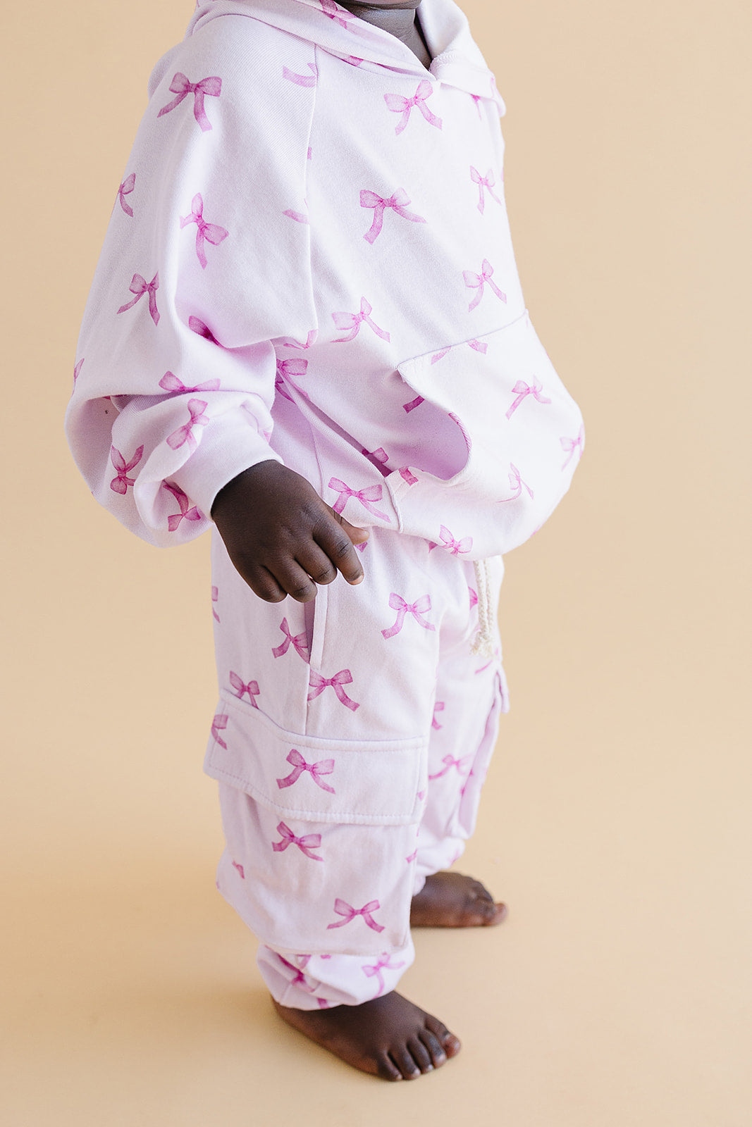 Cargo Jogger Set | Pink Bows