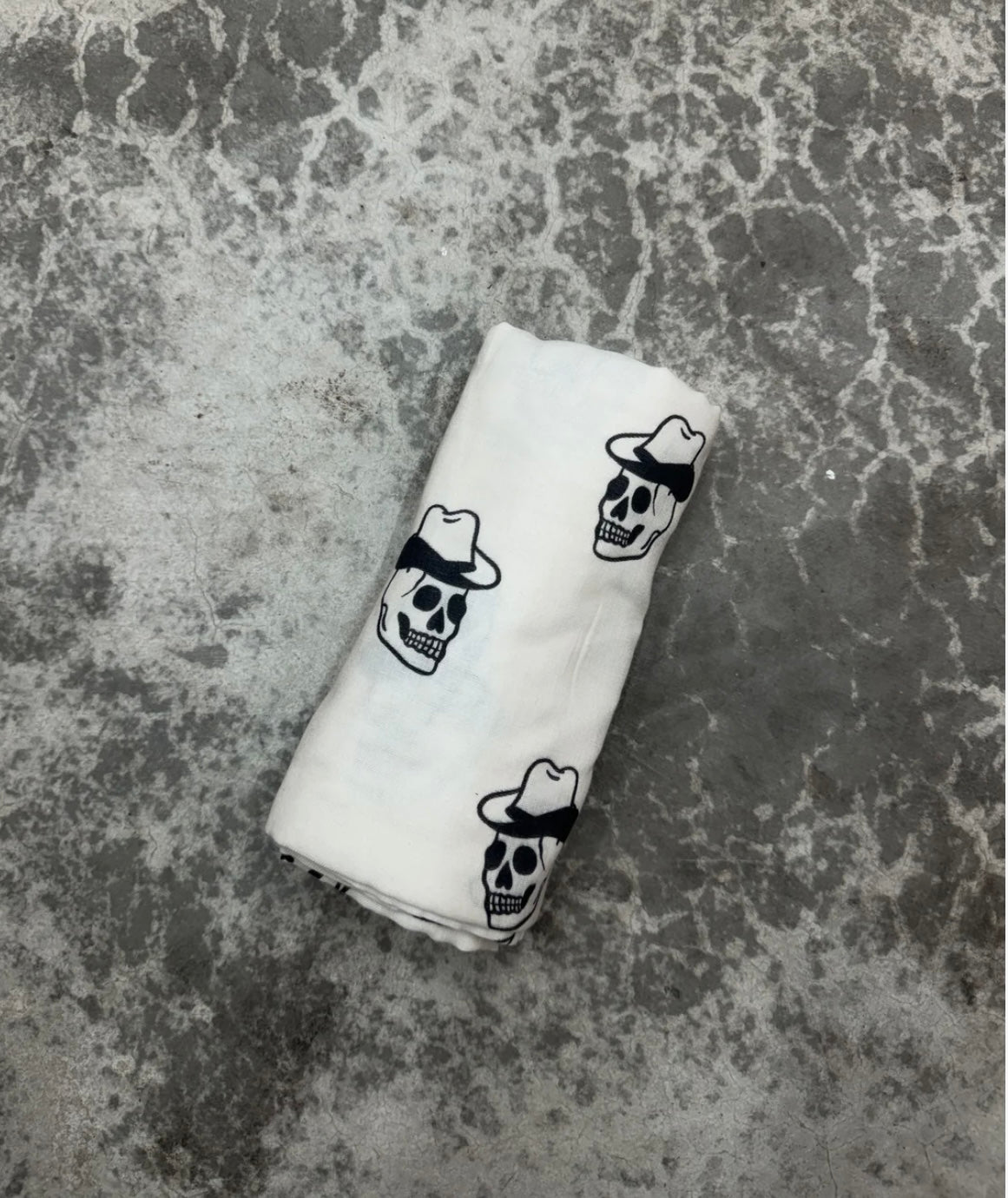 Cowboy skull | muslin blanket