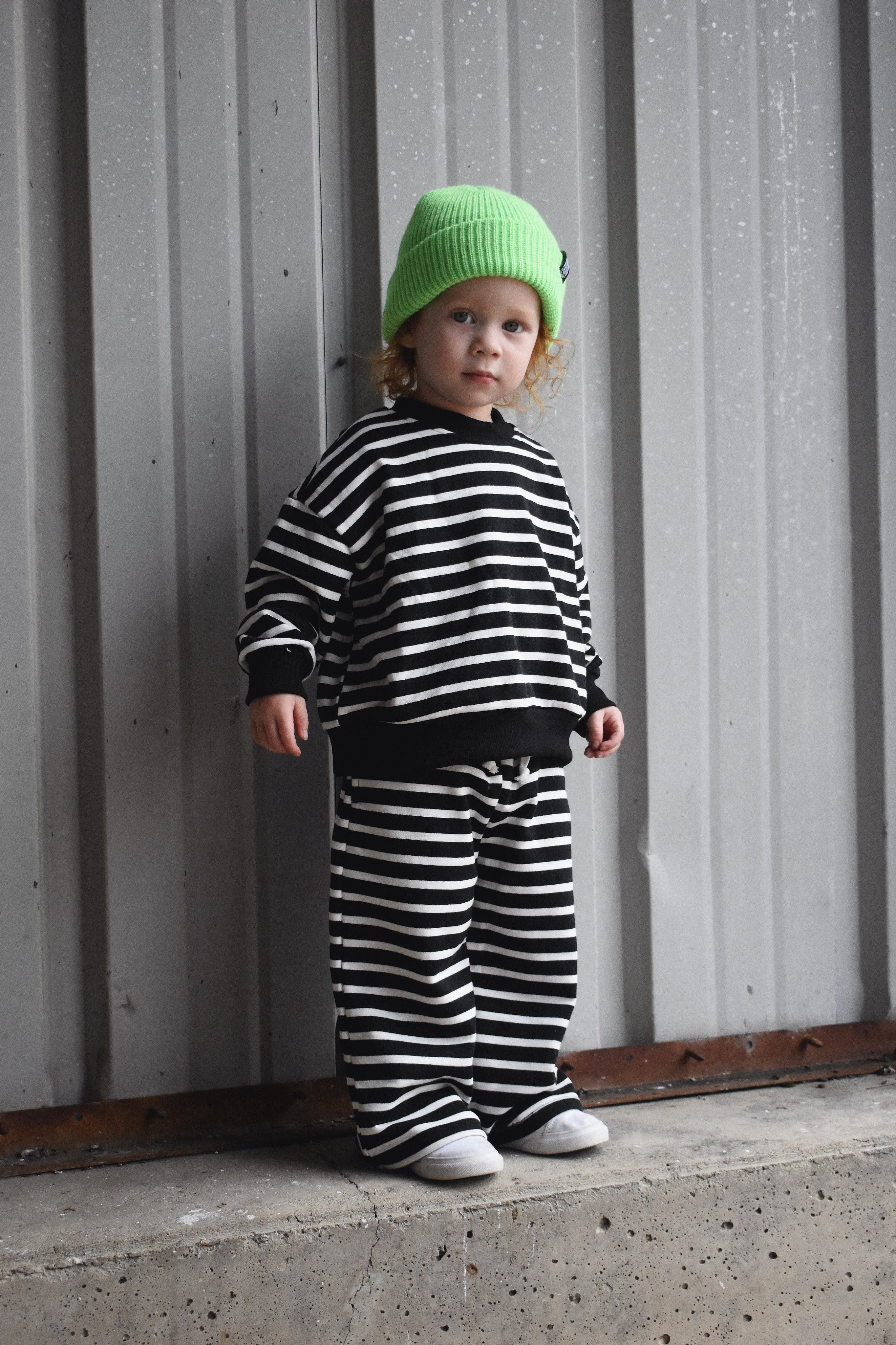 Stripe crewneck