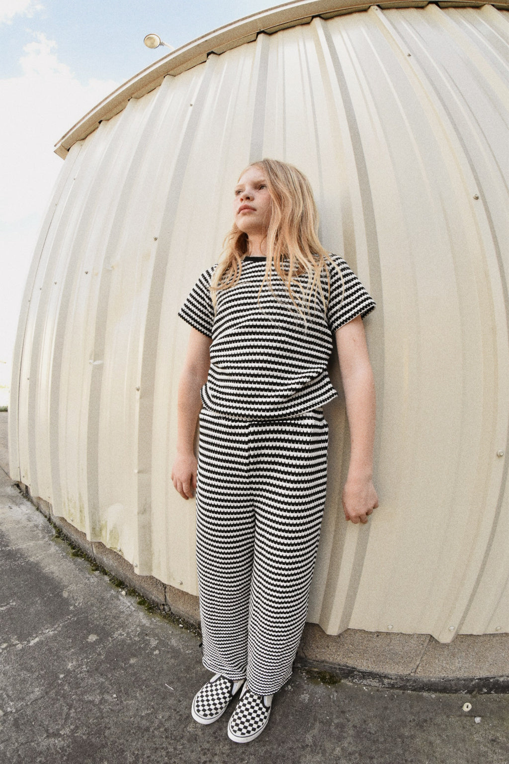 Girls stripe set
