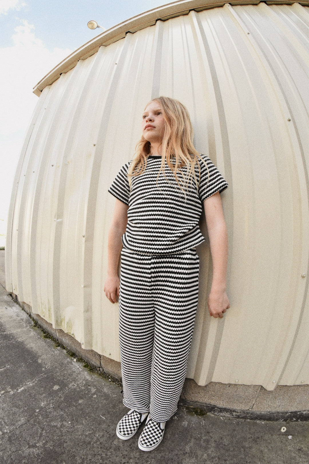 Girls stripe set