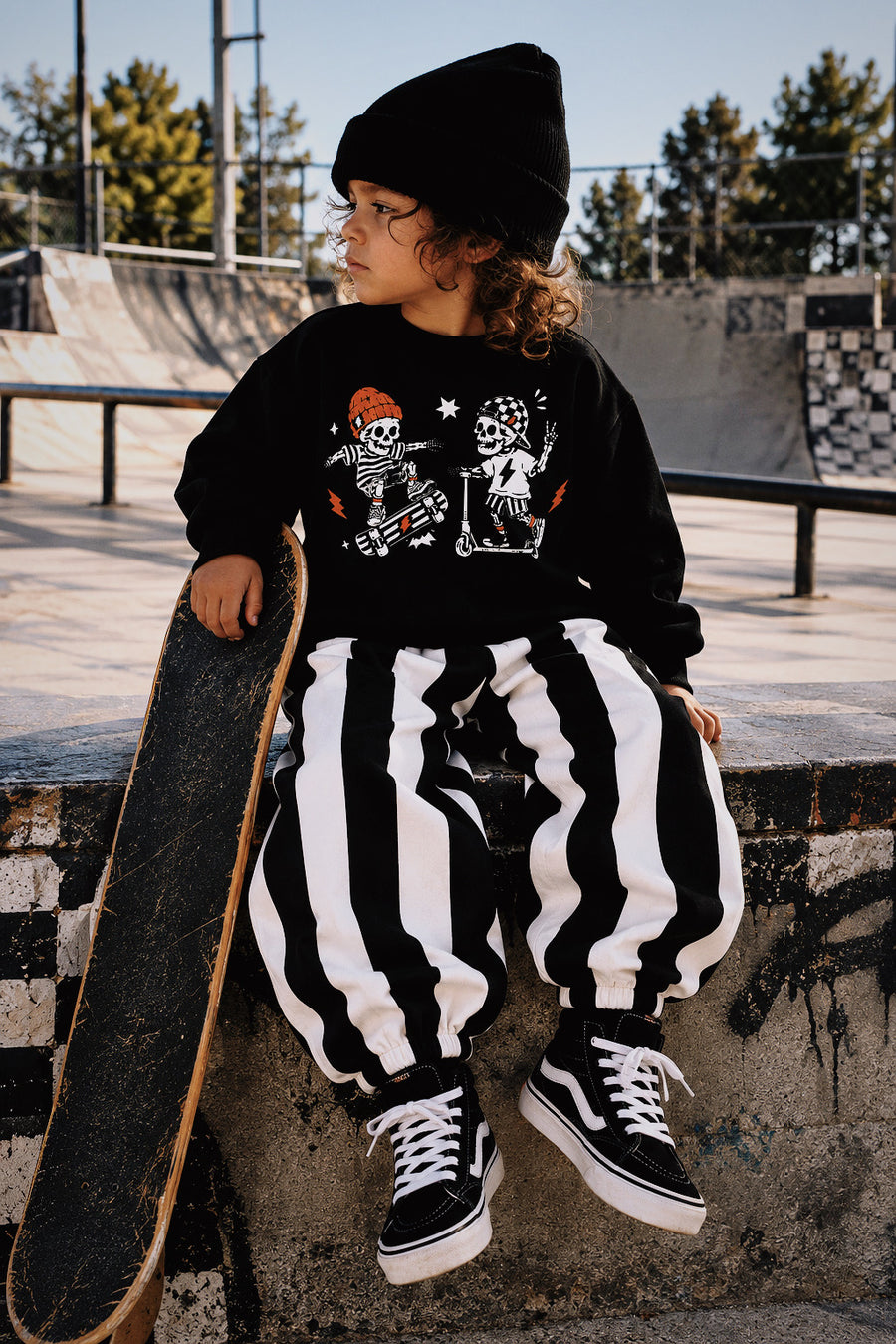 Vertical stripe joggers PREORDER