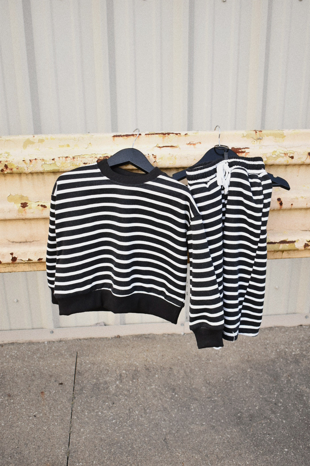 Stripe crewneck