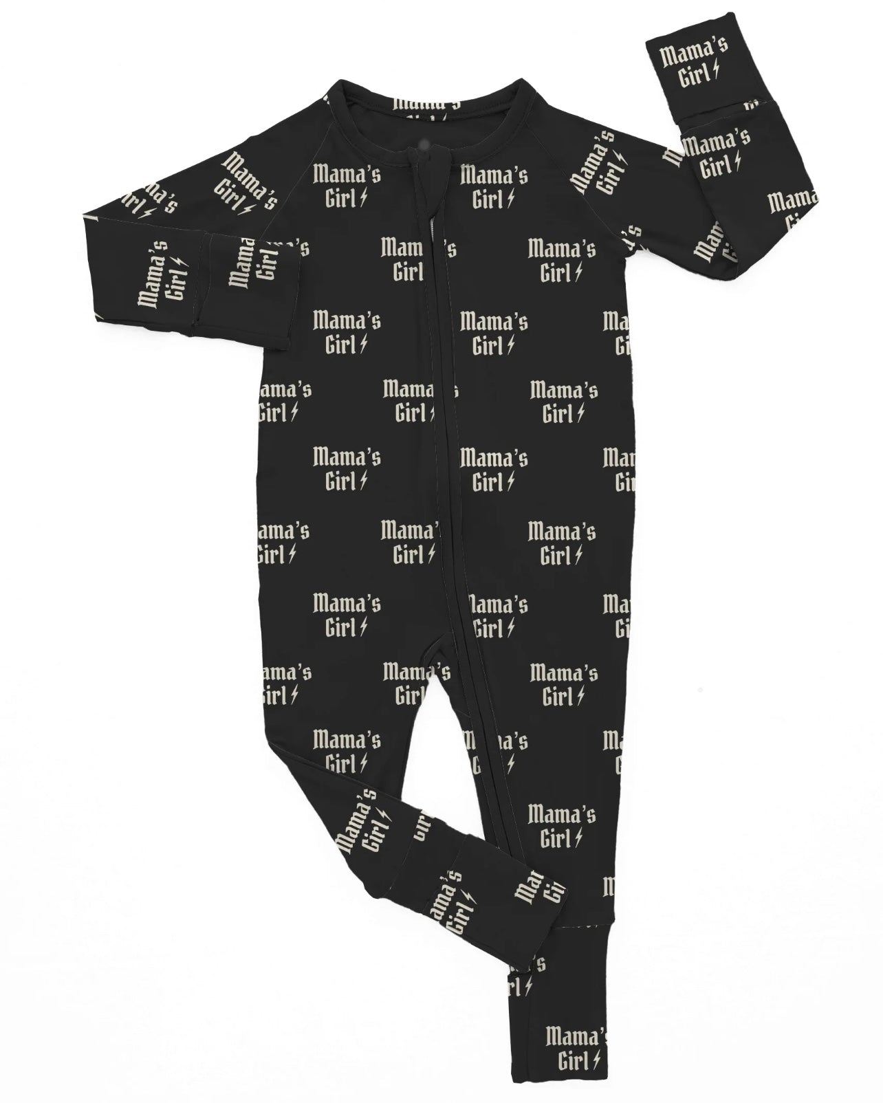 Mamas girl | charcoal bamboo pajamas