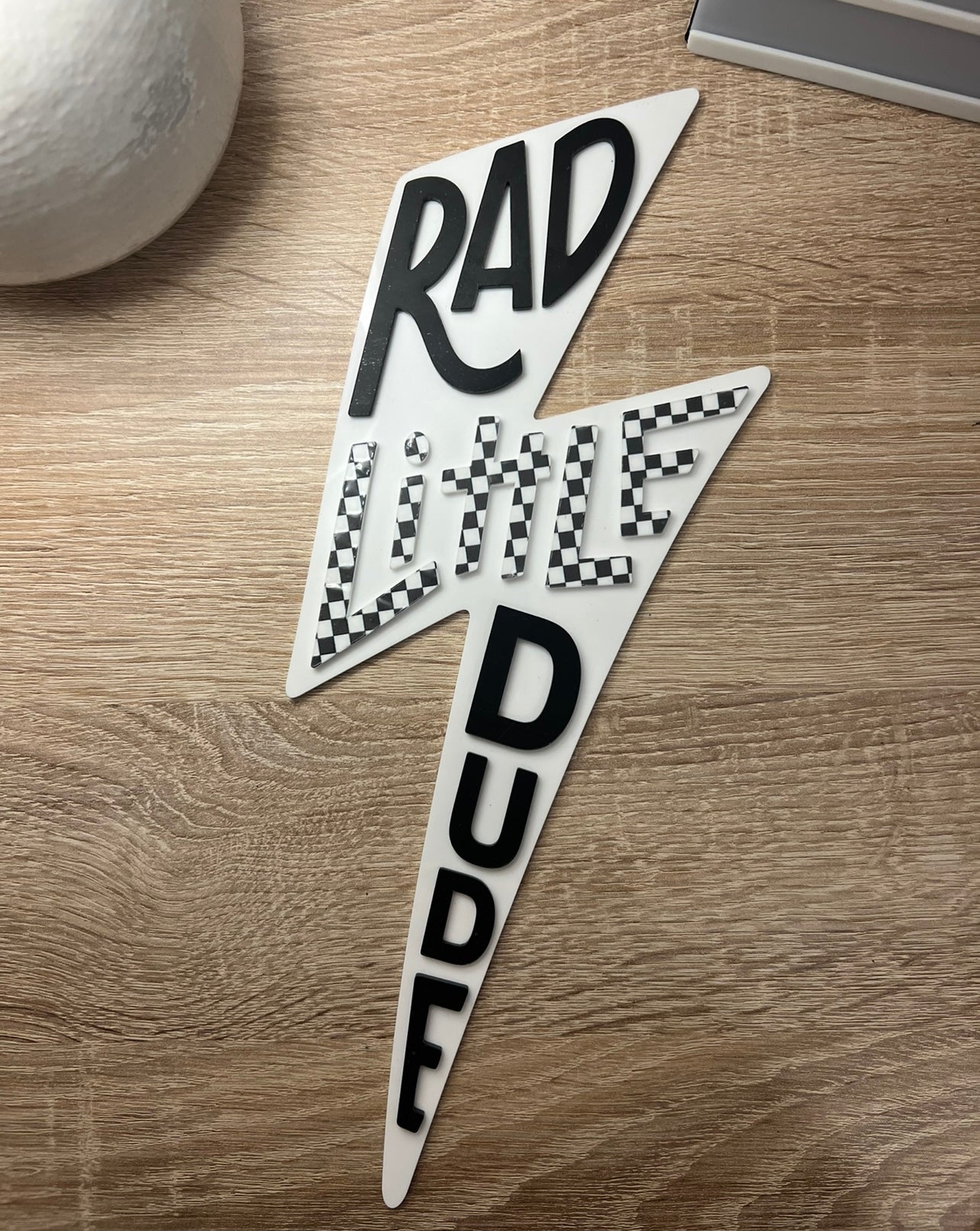 Rad little dude | wall sign