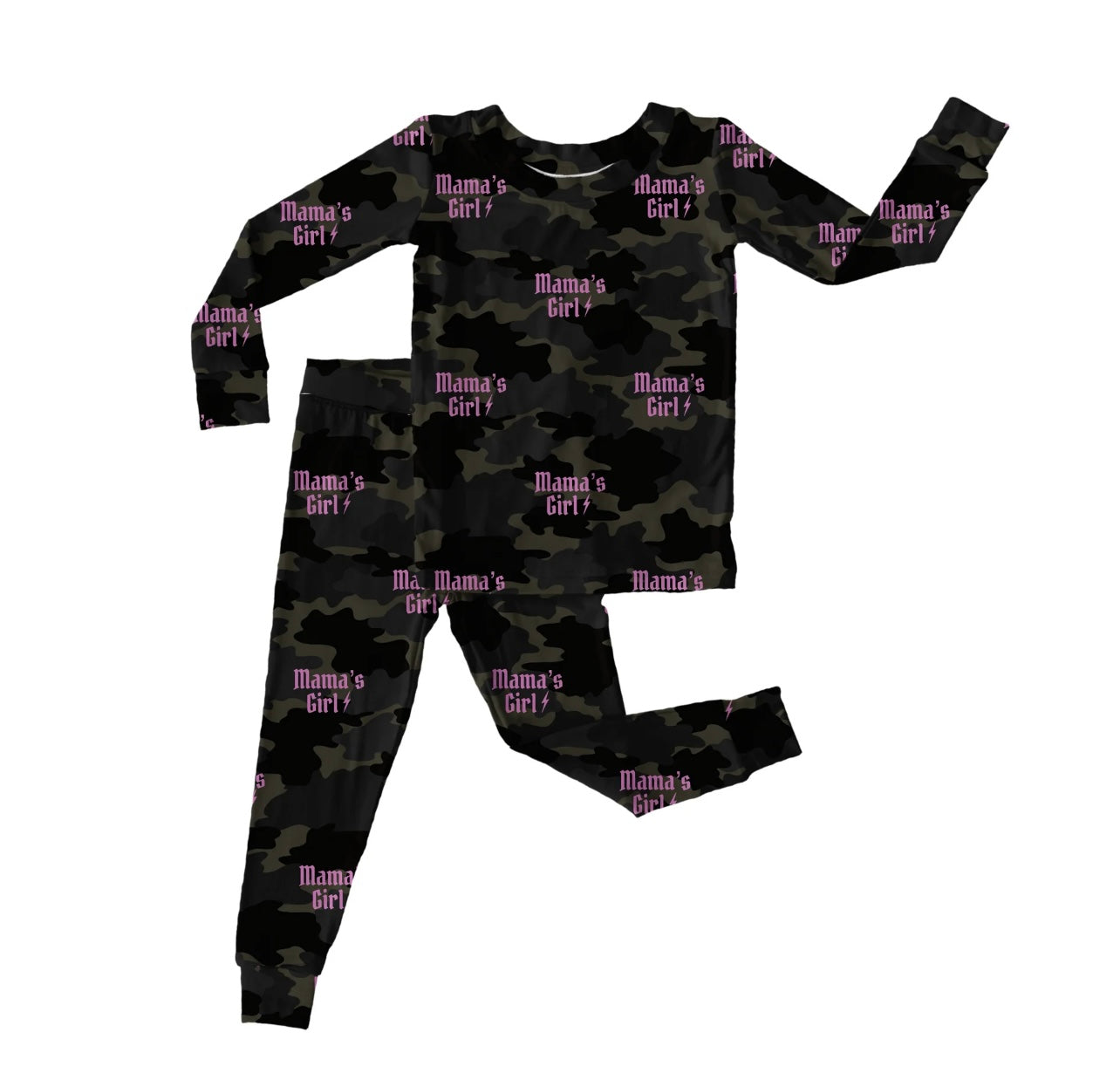 Camo mamas girl | bamboo pj