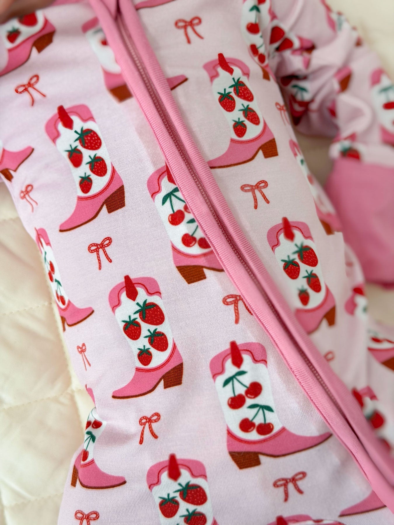 Bamboo Zip Romper | Bootsberry Cowgirl