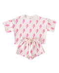 Shorts Set | Pink Bolts
