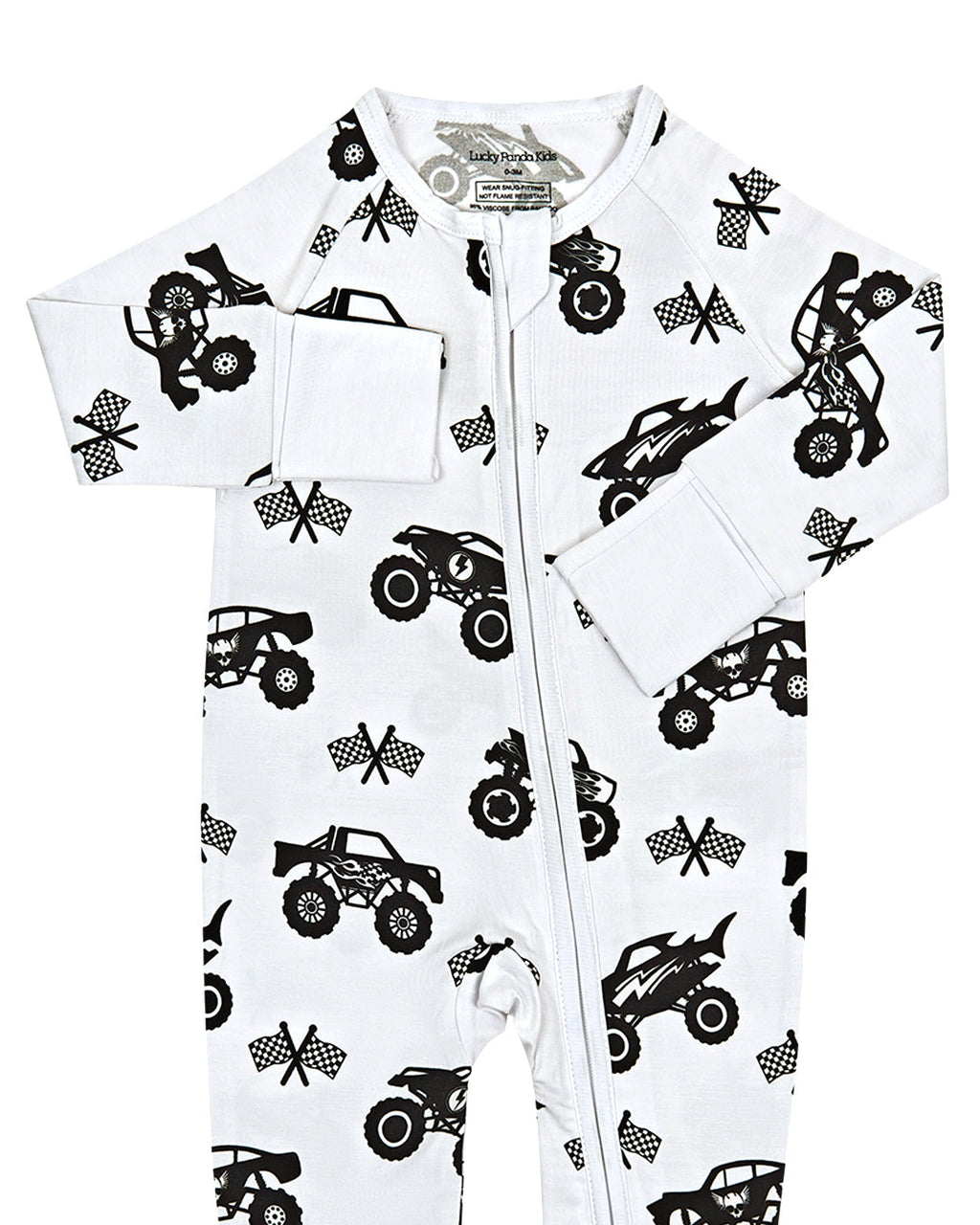 Bamboo Zip Romper | Monster Blaze