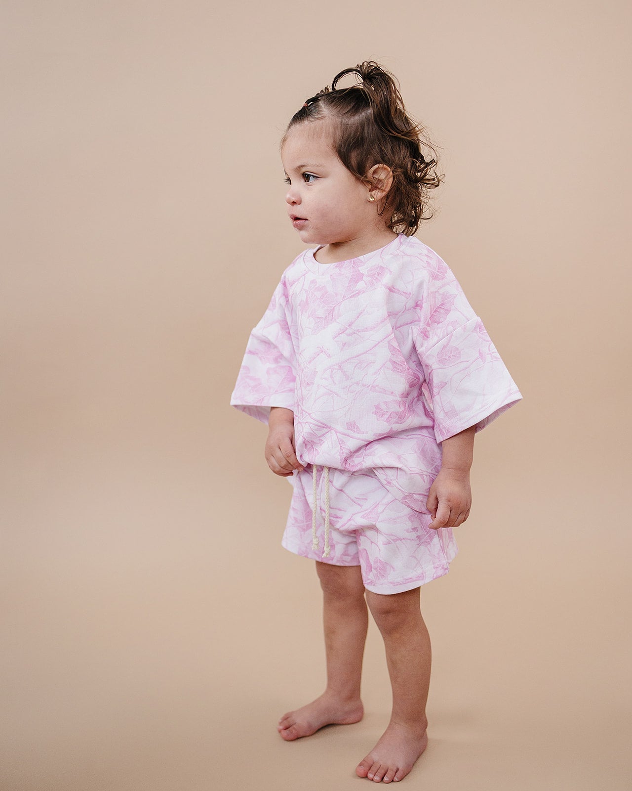 Shorts Set | Pink Camo