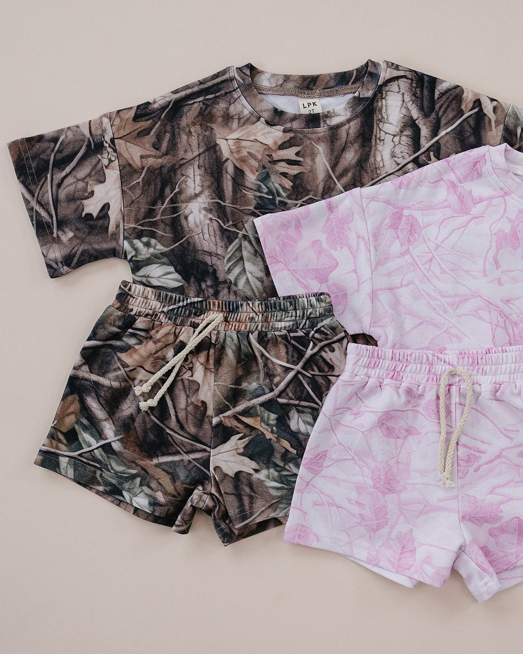 Shorts Set | Brown Camo