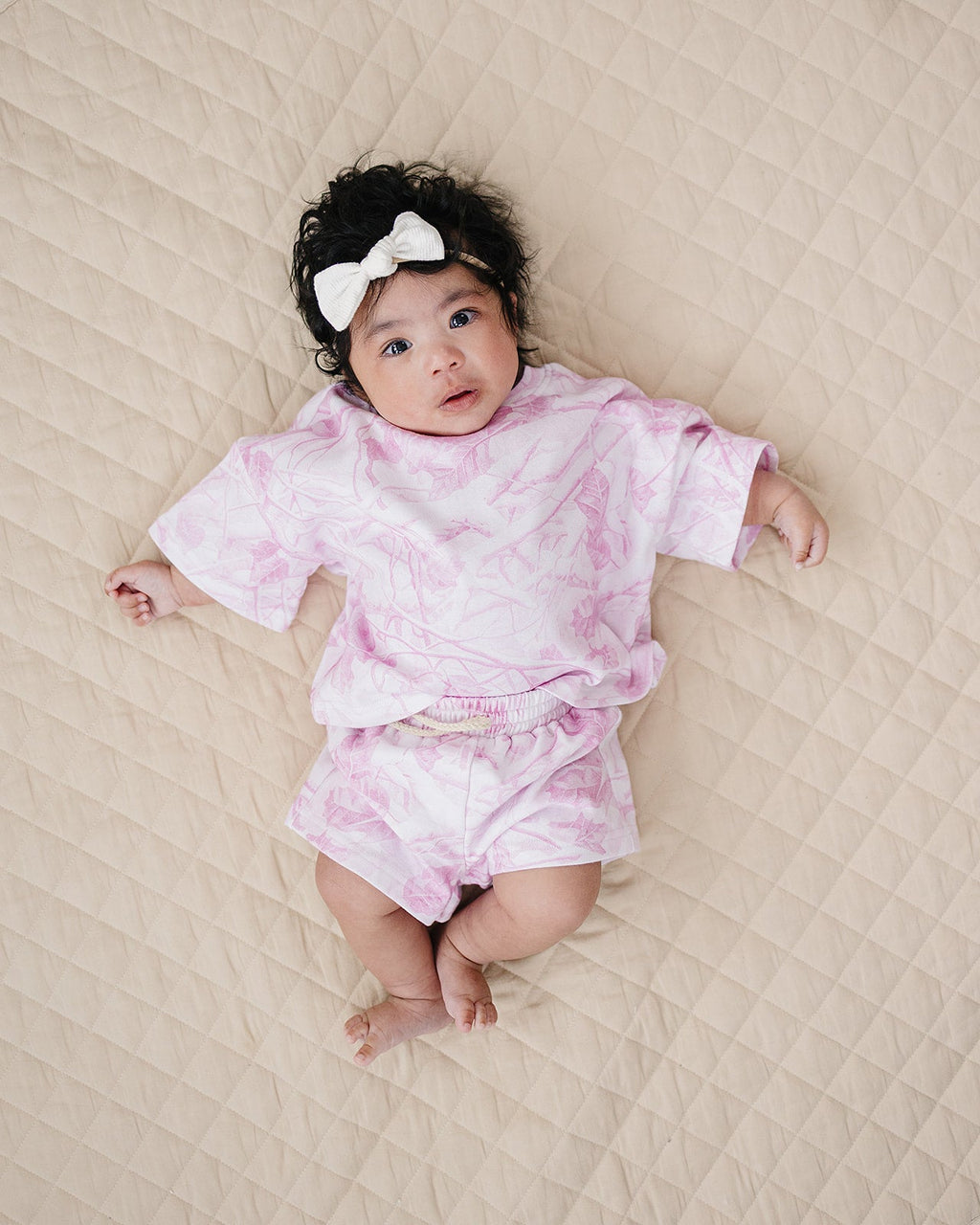 Shorts Set | Pink Camo