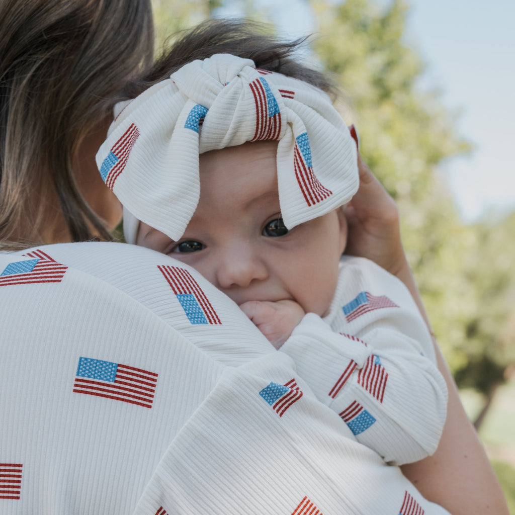 Bamboo Head Wrap | Americana Ribbed