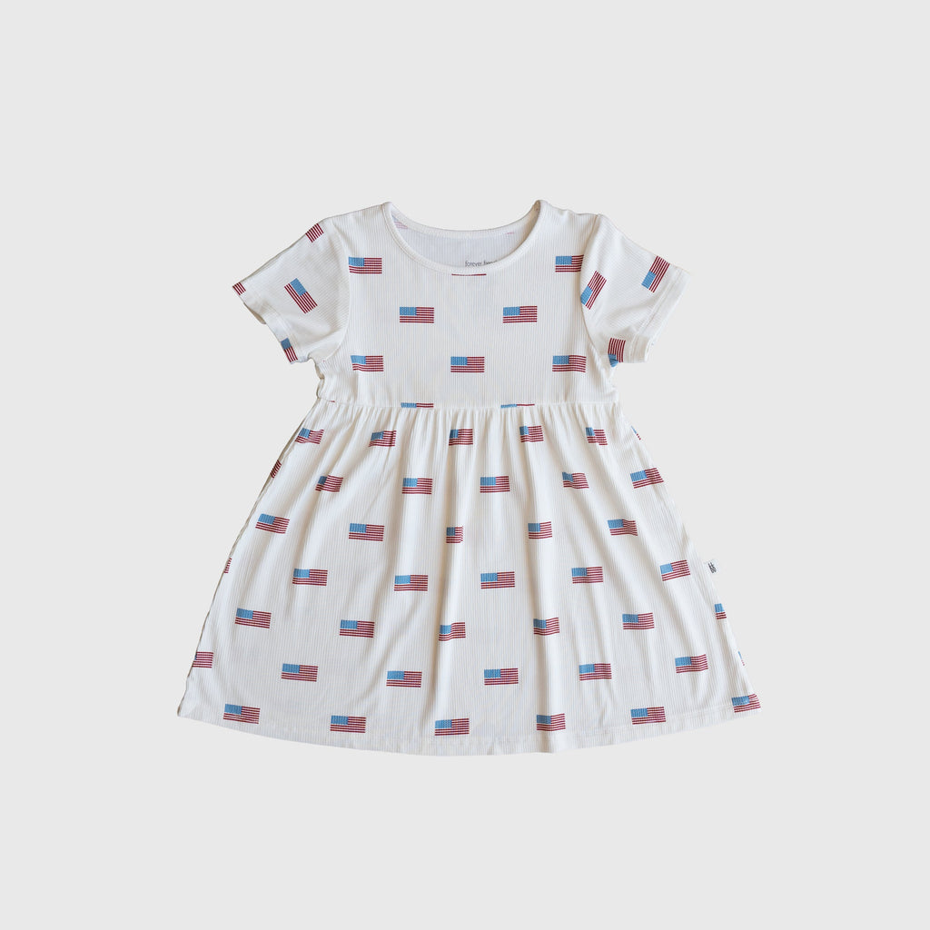 Bamboo T-Shirt Dress | Americana Ribbed