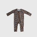 Bamboo Zip Pajamas | Leopard