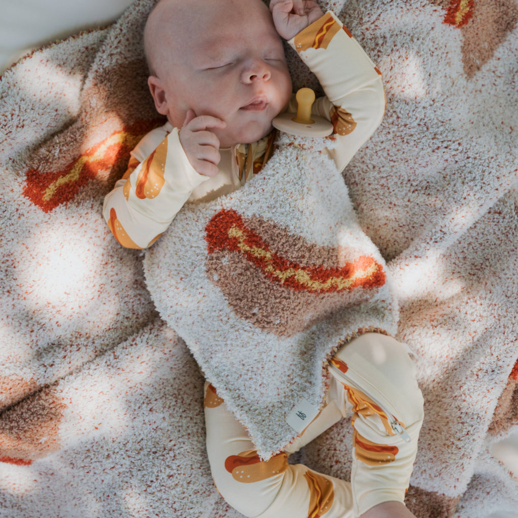 Bamboo Zip Pajamas | Hot Dogs