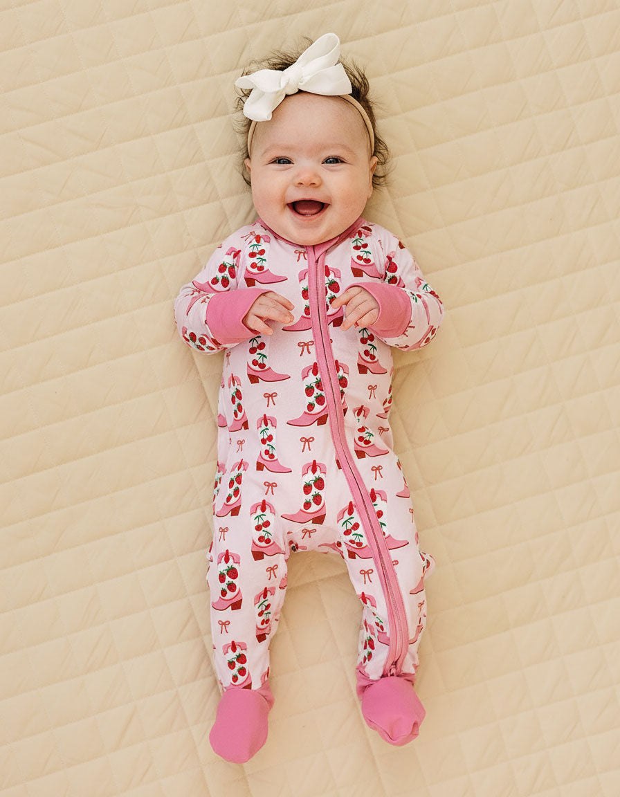 Bamboo Zip Romper | Bootsberry Cowgirl
