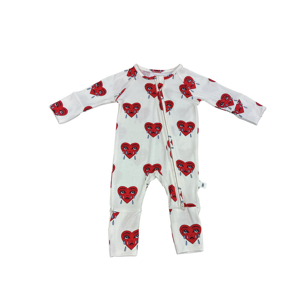 Bamboo Zip Pajamas | Sad Girl